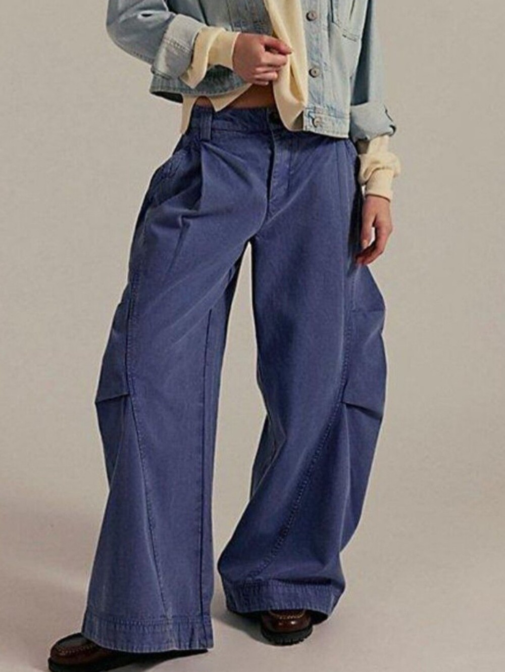 Free People Cargo Wide Leg Pants